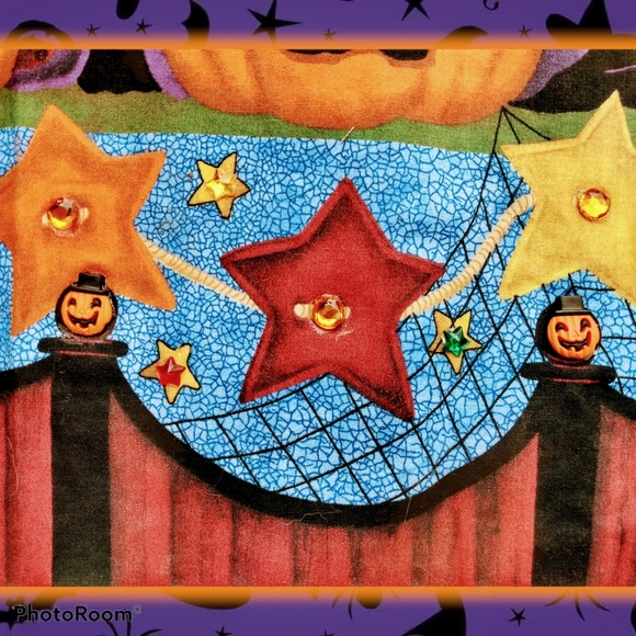 Vtg 90s Halloween vest reversible - Picture 13 of 16